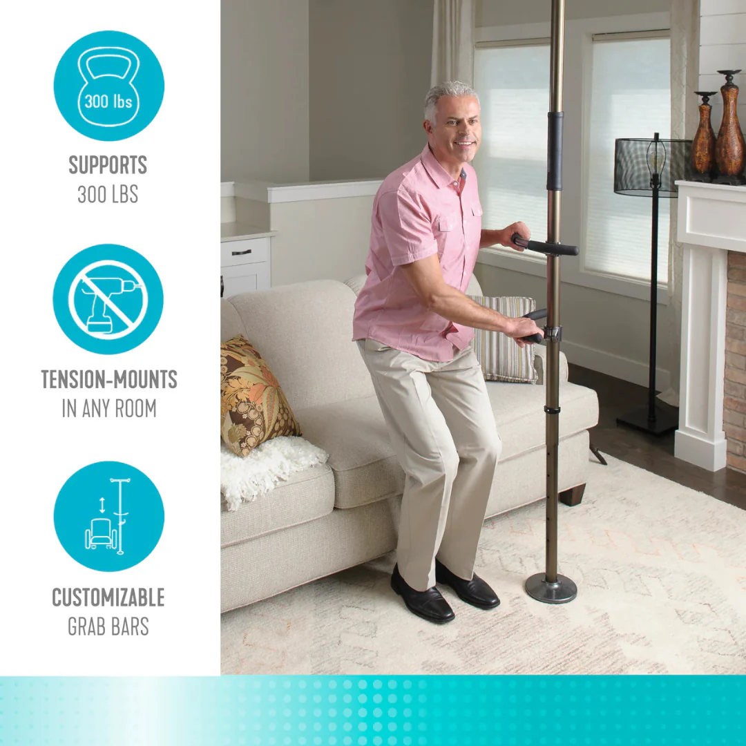Stander Wonder Pole Premium - Fall Prevention Pole - Universal Fit - Image 7