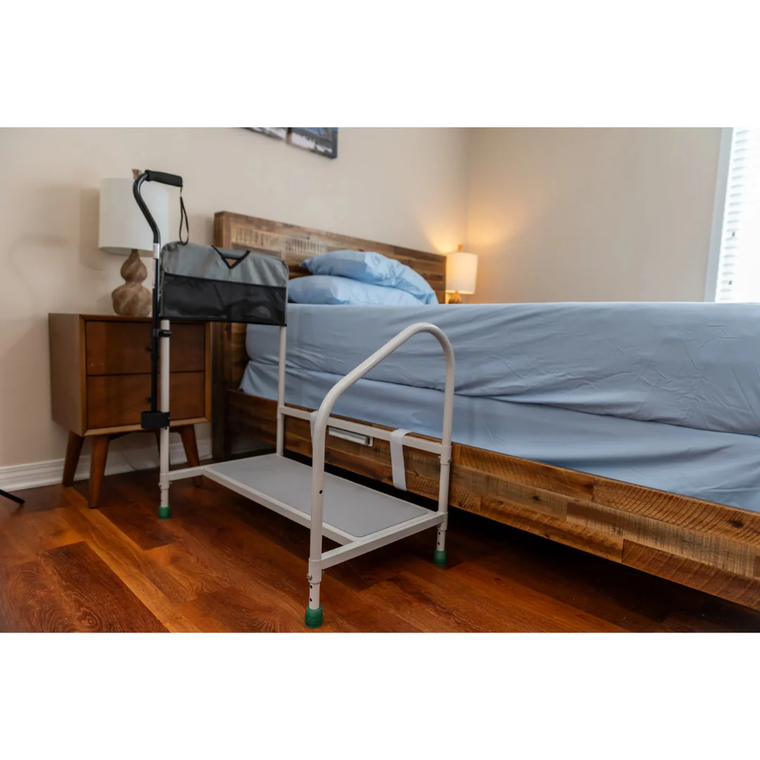 Step2bed Deluxe Bedside Step-Up Platform with Accessory kit - Image 3