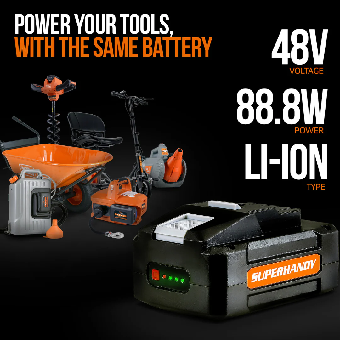 SuperHandy 48V 2Ah Lithium Ion Battery - For 48V Battery Systems - Image 7