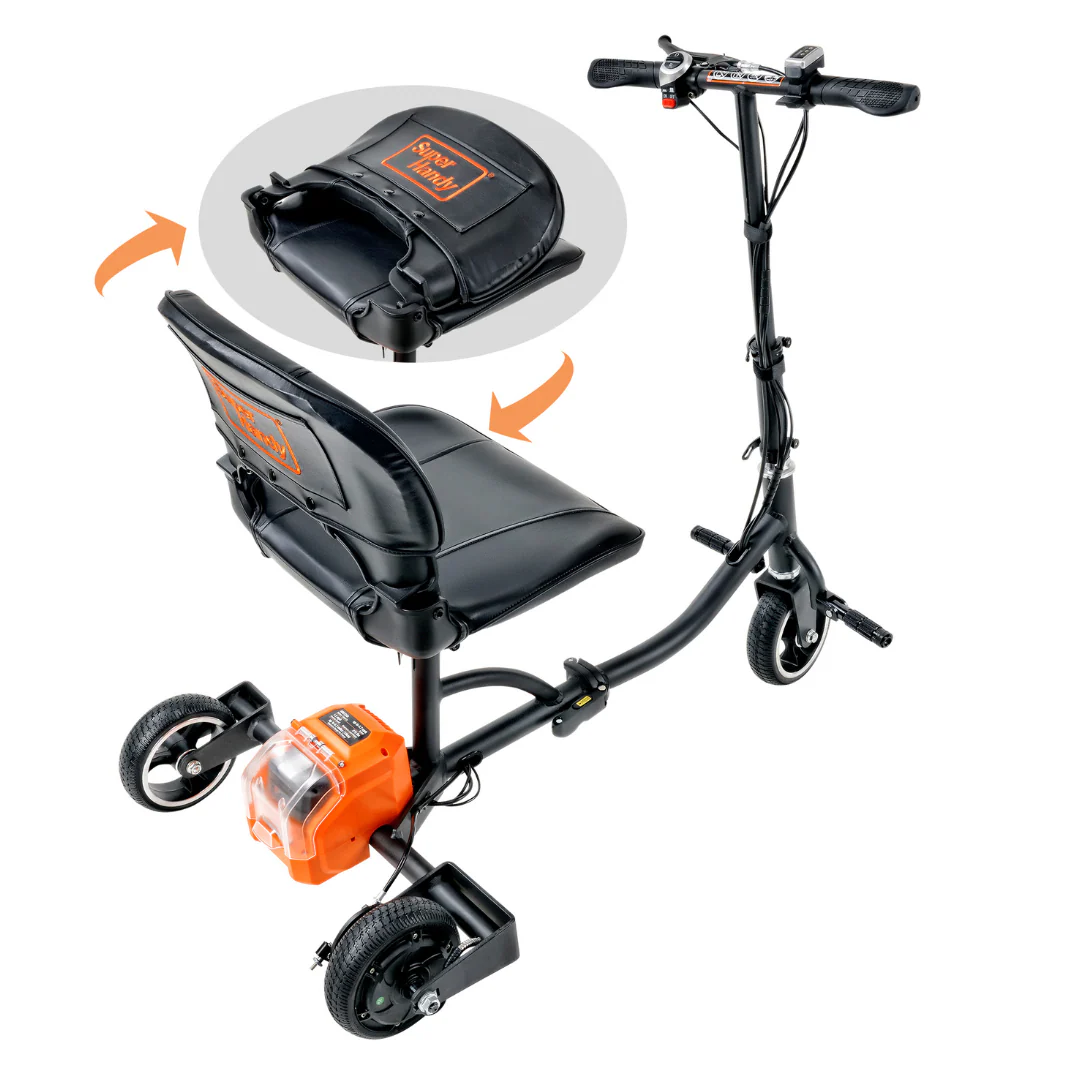 SuperHandy Passport Power Mobility 3-Wheel Scooter - Only 35 lbs - Image 26
