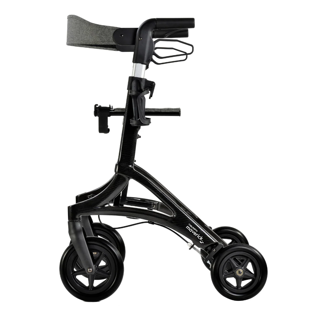 Triumph Mobility Maverick Carbon Fiber Rollator - Only 12 lbs - Image 11